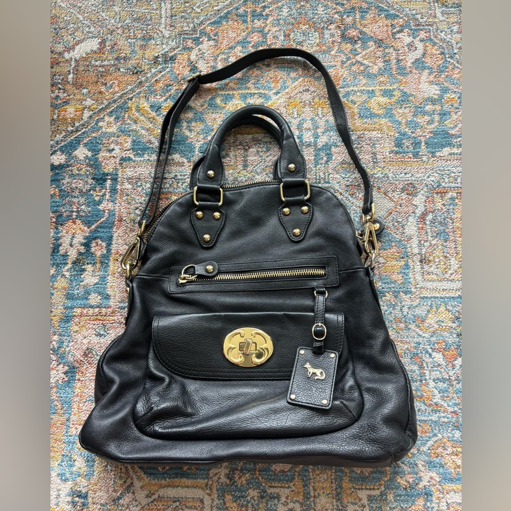 Emma Fox Black Crossbody Bag